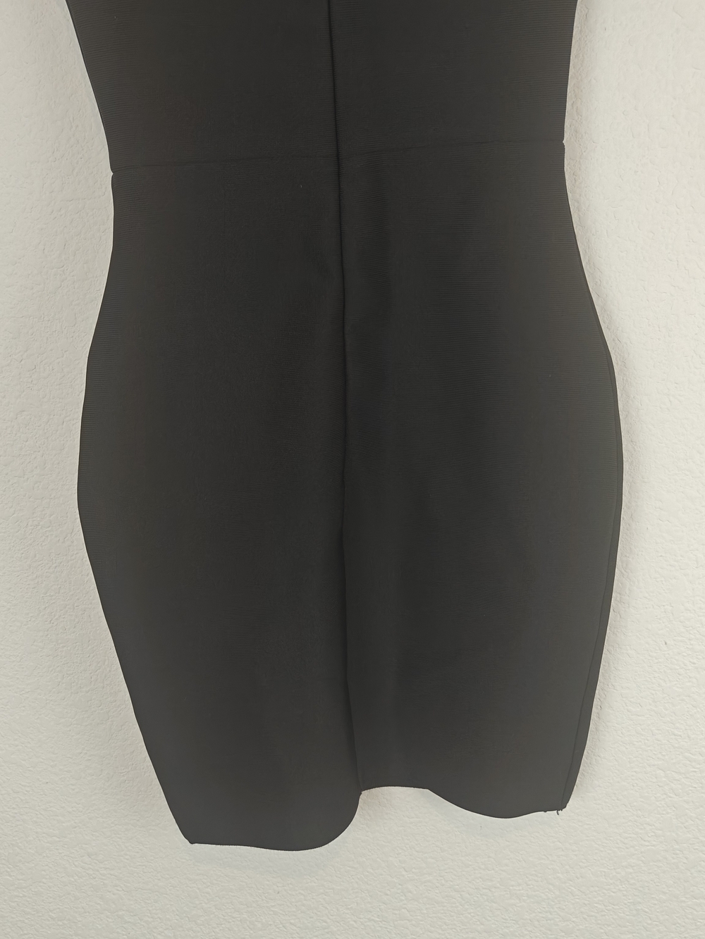 Crystal Embellished Bustier Bodycon Mini Dress Black Sparkle Corset Night Out SM - Picture 12 of 15